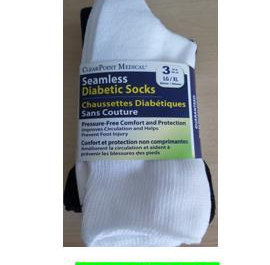 Seamless Diabetic Socks 3-Pack