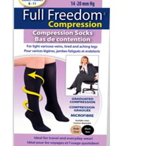 Full Freedom Microfiber Compression Socks - Ladies