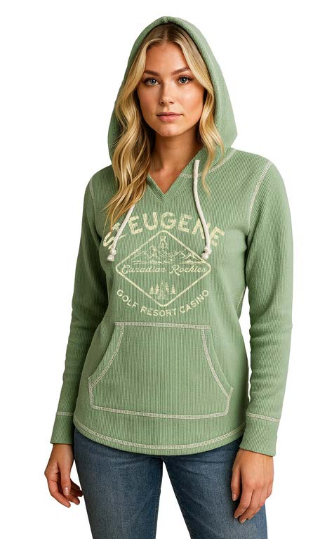 5067 Hoodie Thermal Contrast Stitch