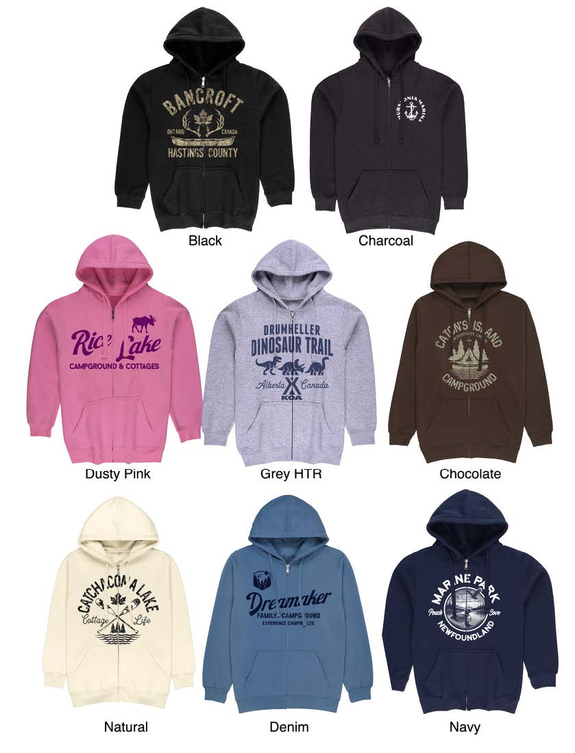 750 Adult Zip Hoody