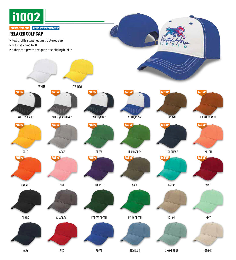 i1002 Relaxed Golf Cap