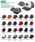 i3028 Modified Flat Bill With Mesh Back Cap