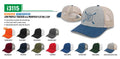 i3115 Low Profile Trucker With Modified Flat Bill Cap