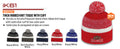 DK61 Thick Ribbed Knit Toque With Cuff