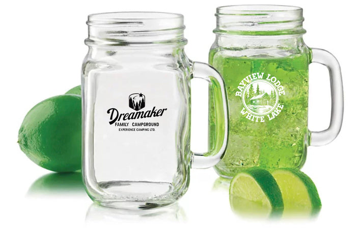 WC50523 16 oz Glass Mason Jar