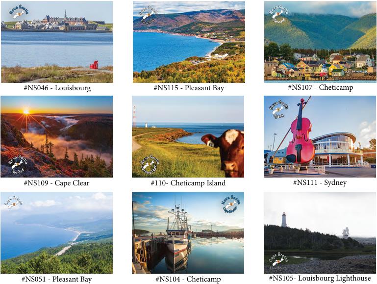 Nova Scotia souvenir postcards