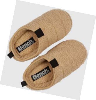 Men's Sherpa Bench Slippers - Beige