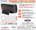 Universal 6-Port USB Charger