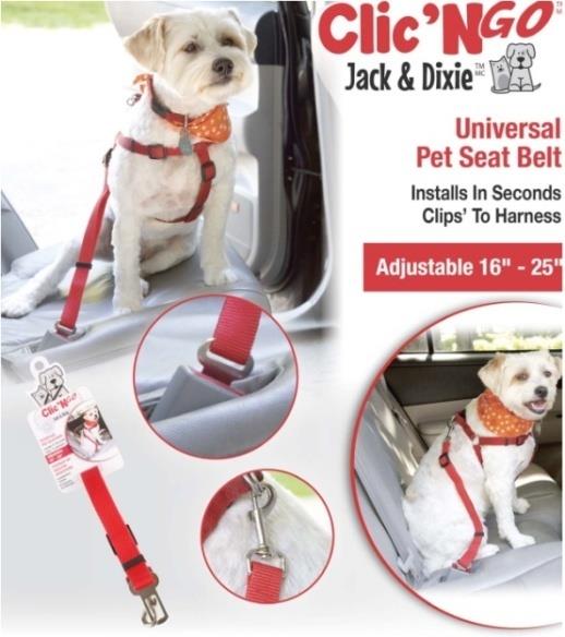 Clic'N Go Universal Pet Seat Belt