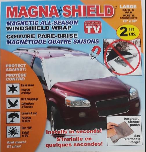 Magna Shield Windshield Wrap - Large SUV & Van 2-Piece Set