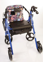 Mobility Bag - Wildflower on rollator