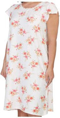 Poly Suede Nightgown - Green Floral