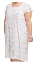 Poly Suede Nightgown - Butterflies