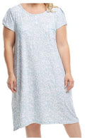 Poly Suede Nightgown - Blue