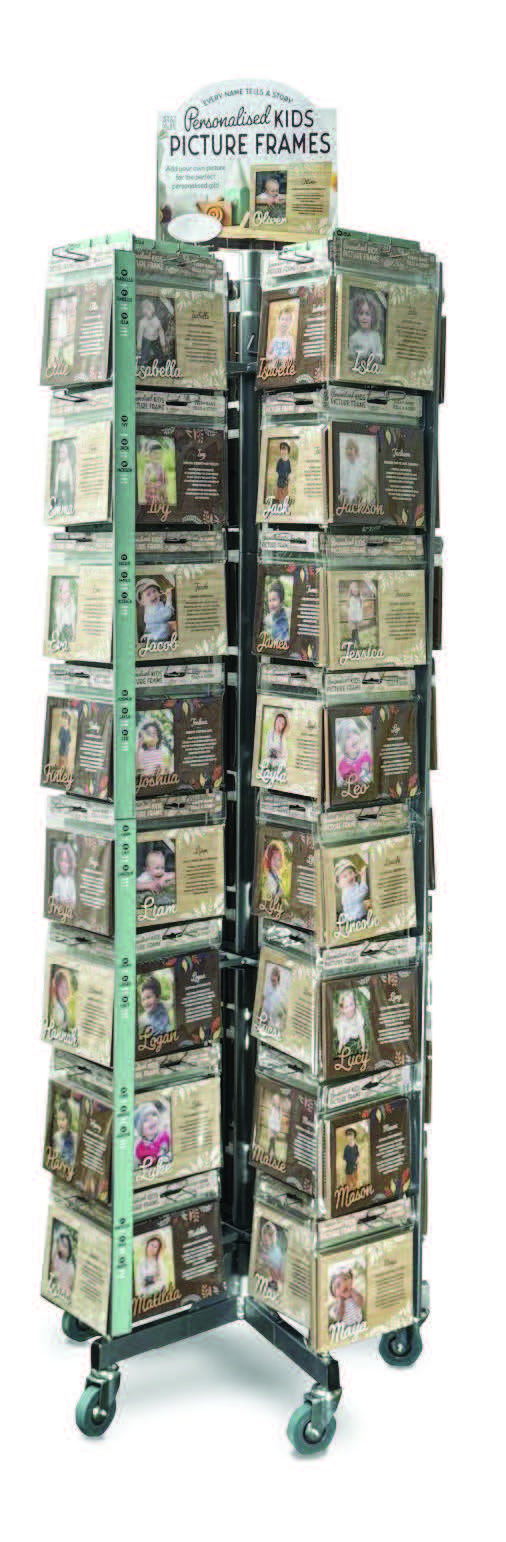 Personalised Kids Picture Frame Prepack Rack