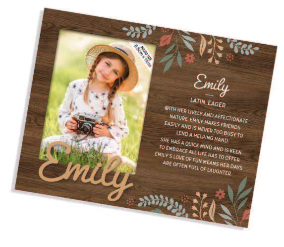 Personalised Kids Picture Frame Prepack Rack