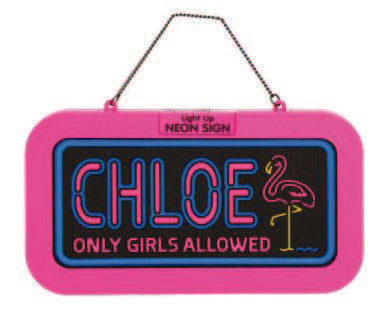 Personalised Neon Signs Prepack Rack