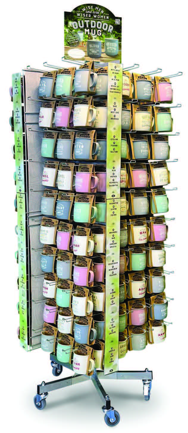 Outdoor Mug Prepack Rack