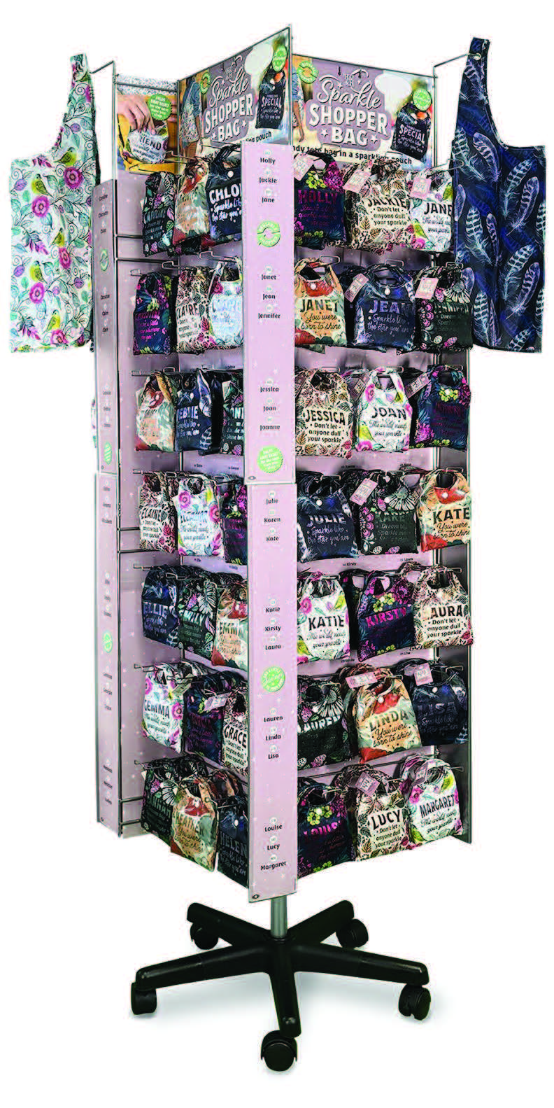 Sparkle Shopper Bag Prepack Rack