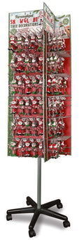 Personalised Snow Globe Tree Decorations Prepack Rack