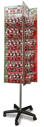 Personalised Snow Globe Tree Decorations Prepack Rack